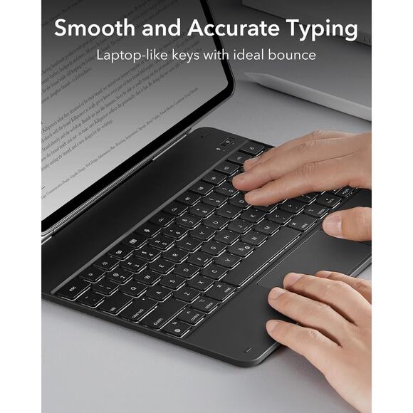 NEW ESR iPad Pro 12.9 Case with Keyboard,Magnetic Stand, (2022/2021/2020/2018) - Picture 4 of 9